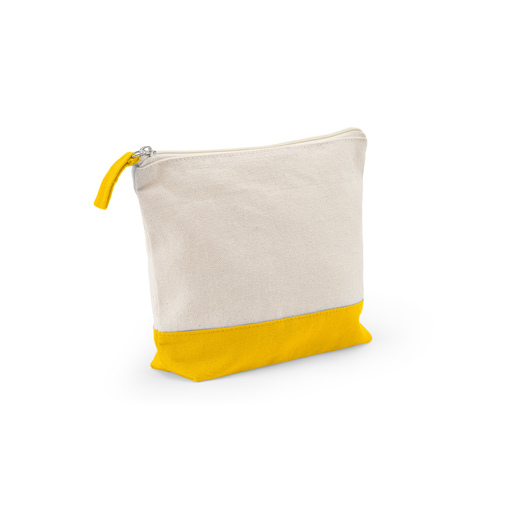 NECESSAIRE DE COSMÉTICOS 100% ALGODÃO (340 G/M²) BICOLOR