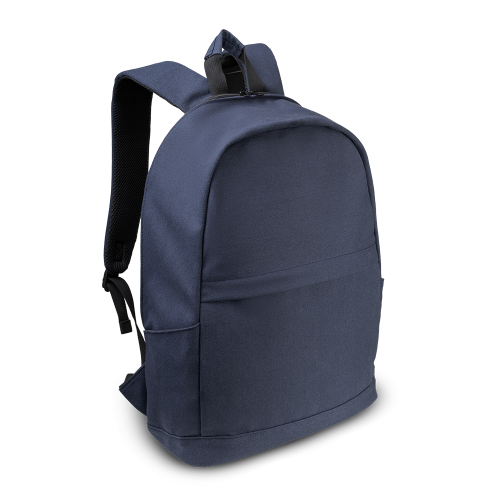 MOCHILA PARA NOTEBOOK EM ALGODÃO RECICLADO 340 G/M2 - AZUL