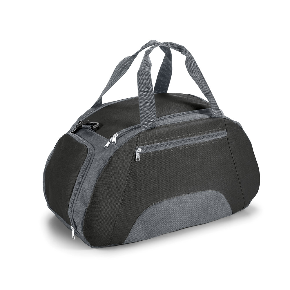 BOLSA ESPORTIVA EM 600D COM FUNDO EM PLACA SEMI-RÍGIDA (30 L)