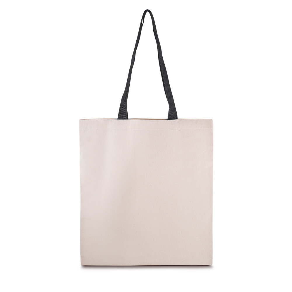 SACOLA EM ALGODÃO 140G/M² (42X38CM) - PRETO