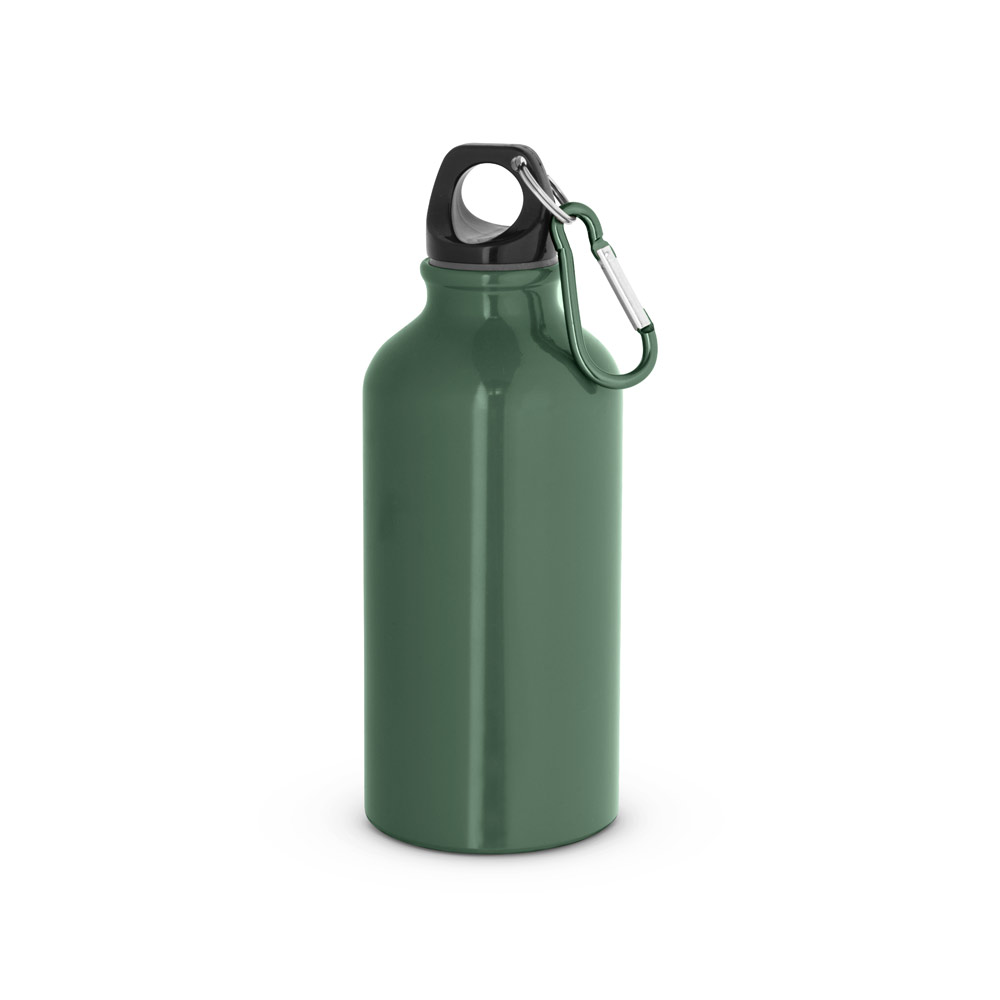 GARRAFA ESPORTIVA EM ALUMÍNIO COM ACABAMENTO BRILHANTE (400 ML)