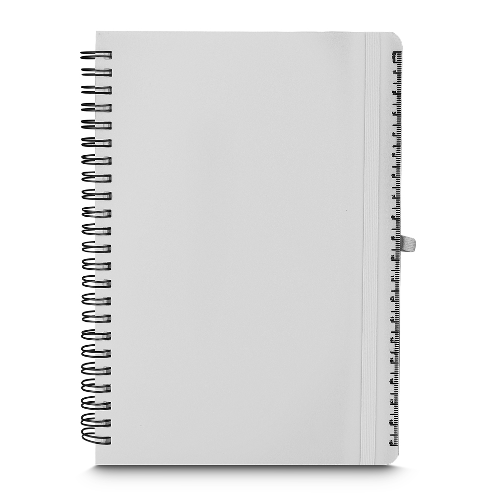 CADERNO A5 CAPA EM PP DE ANOTAÇÕES - BEGE