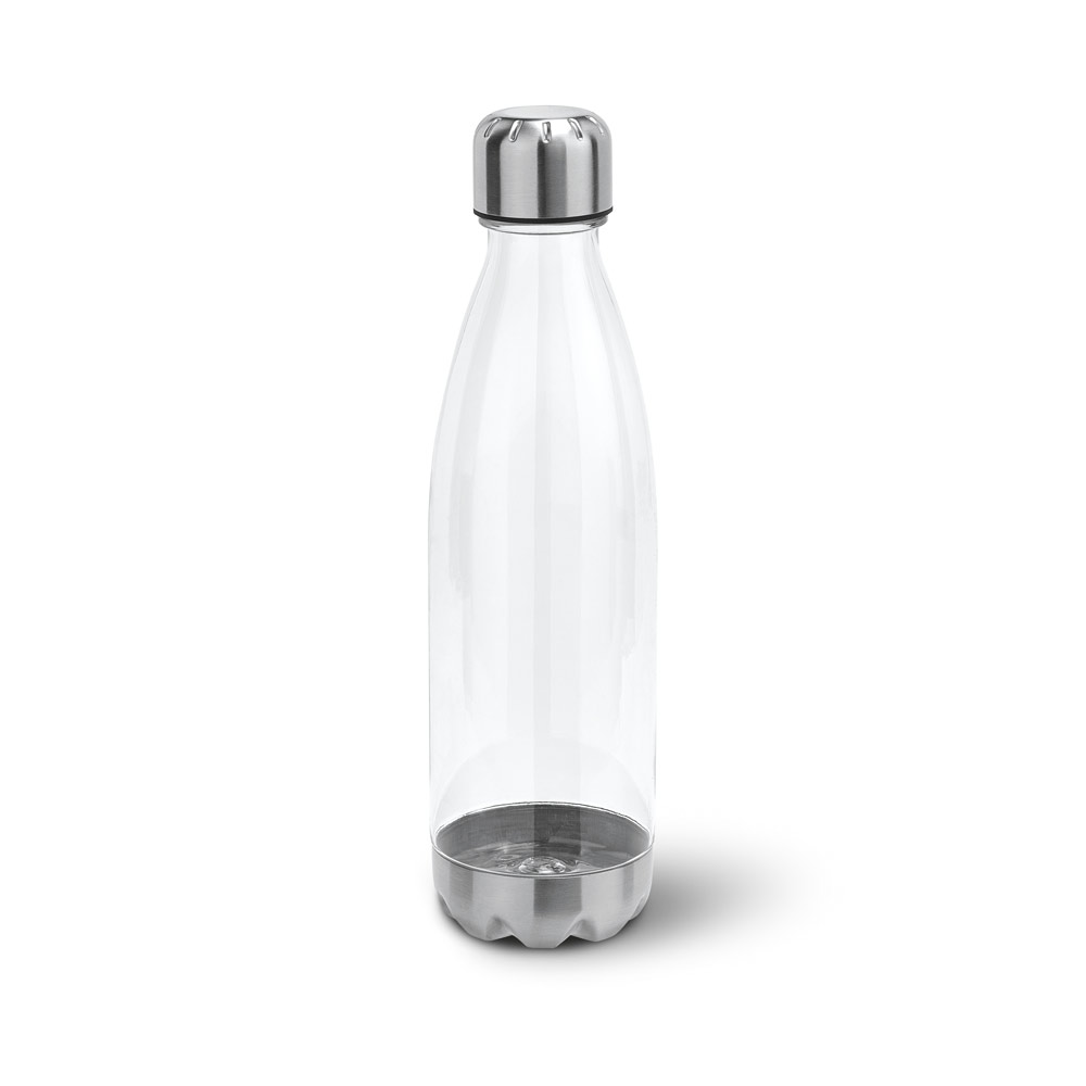 SQUEEZE EM AS, COM TAMPA E BASE EM AÇO INOX (700 ML)