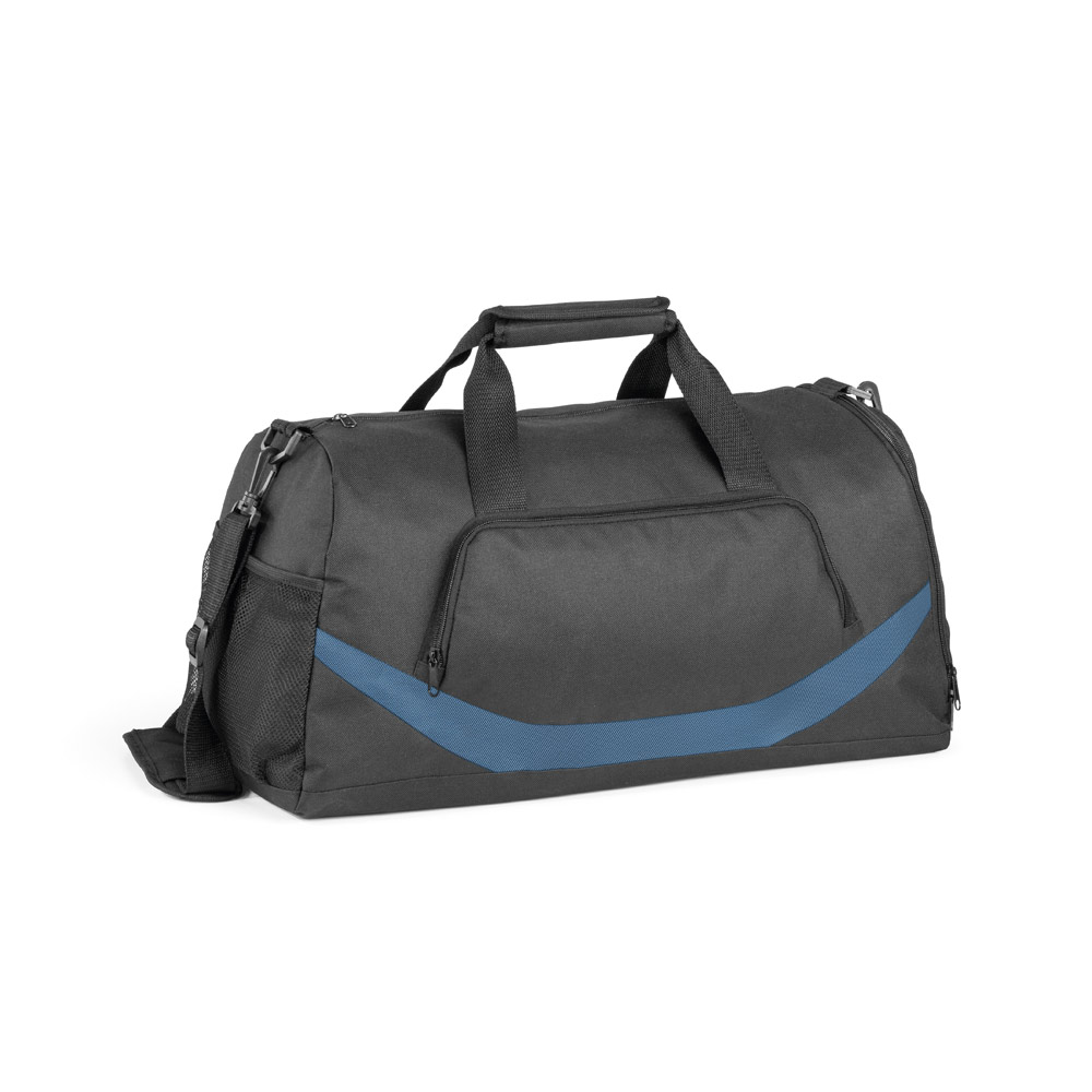 BOLSA ESPORTIVA EM 300D E 1680D COM FUNDO EM PLACA SEMI-RÍGIDA (35 L)