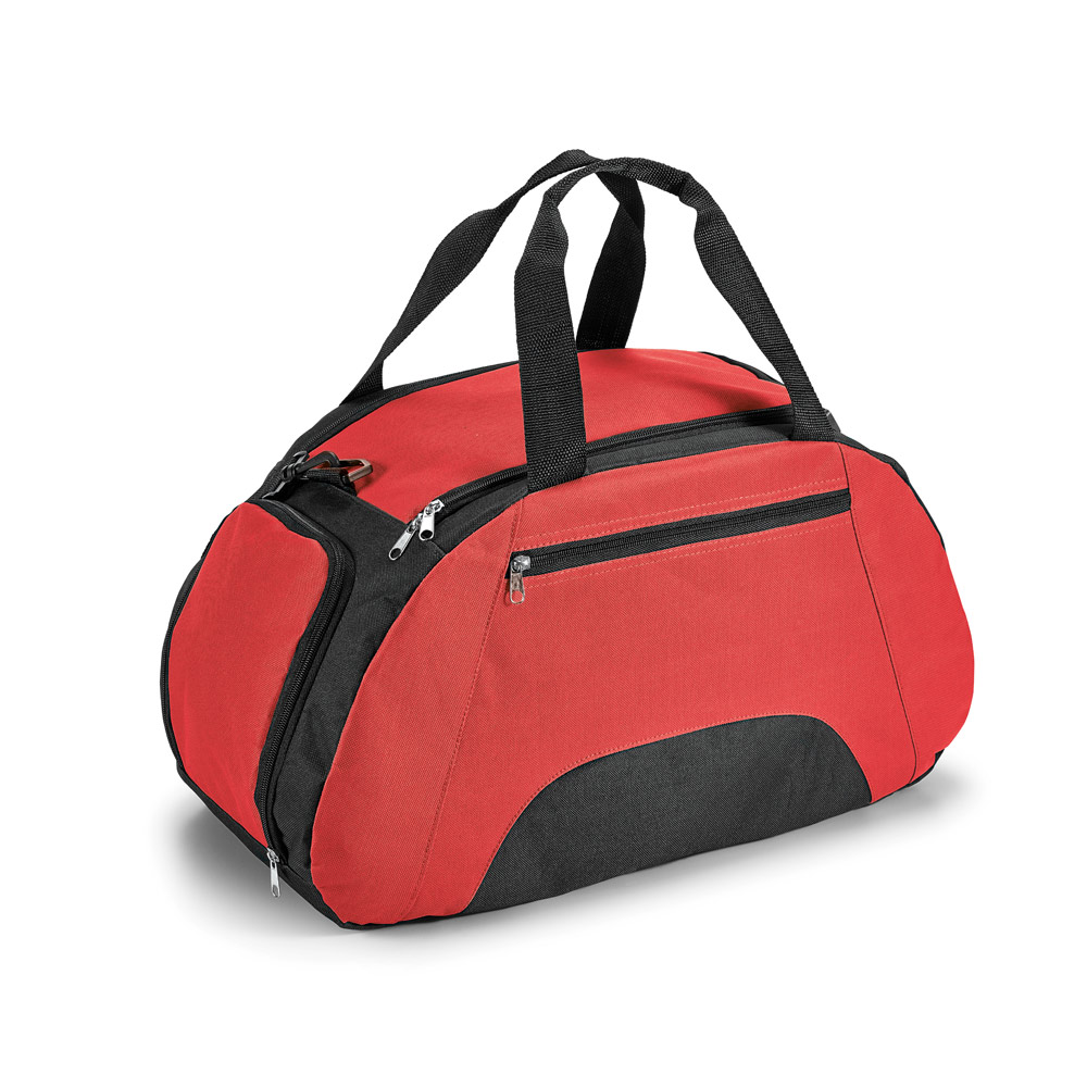 BOLSA ESPORTIVA EM 600D COM FUNDO EM PLACA SEMI-RÍGIDA (30 L)