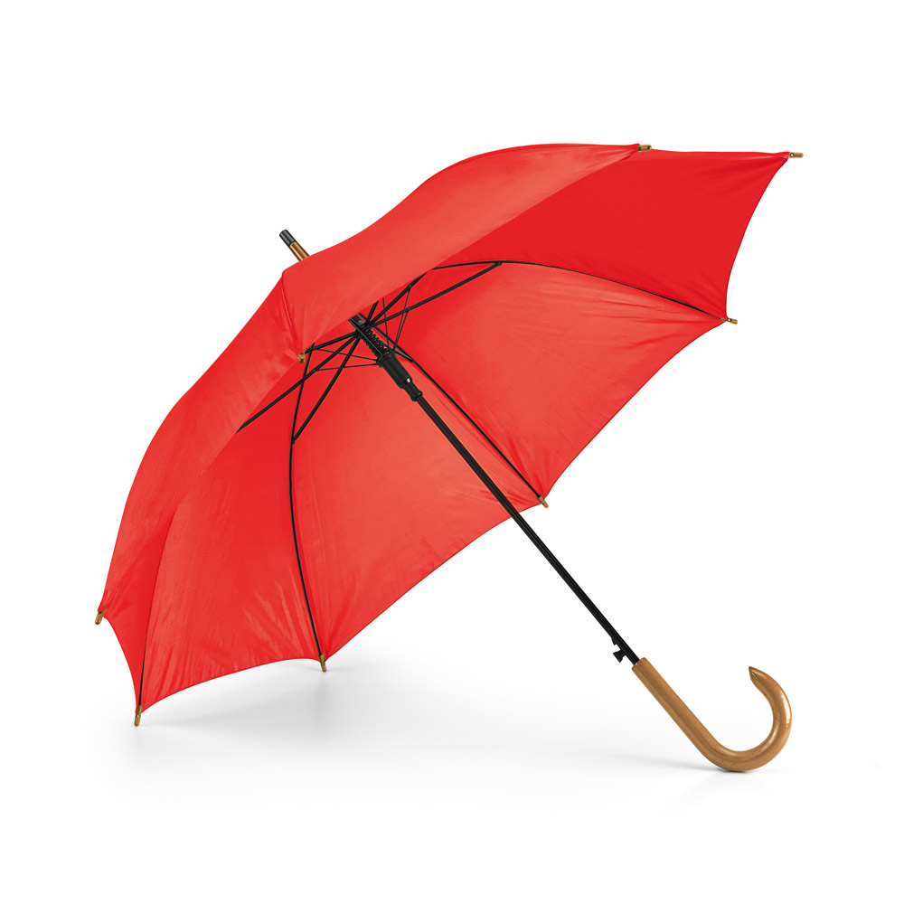 GUARDA-CHUVA EM POLIÉSTER 190T COM ABERTURA AUTOMÁTICA