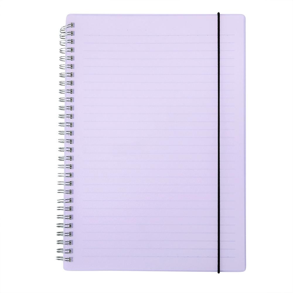 CADERNO B5 PLÁSTICO