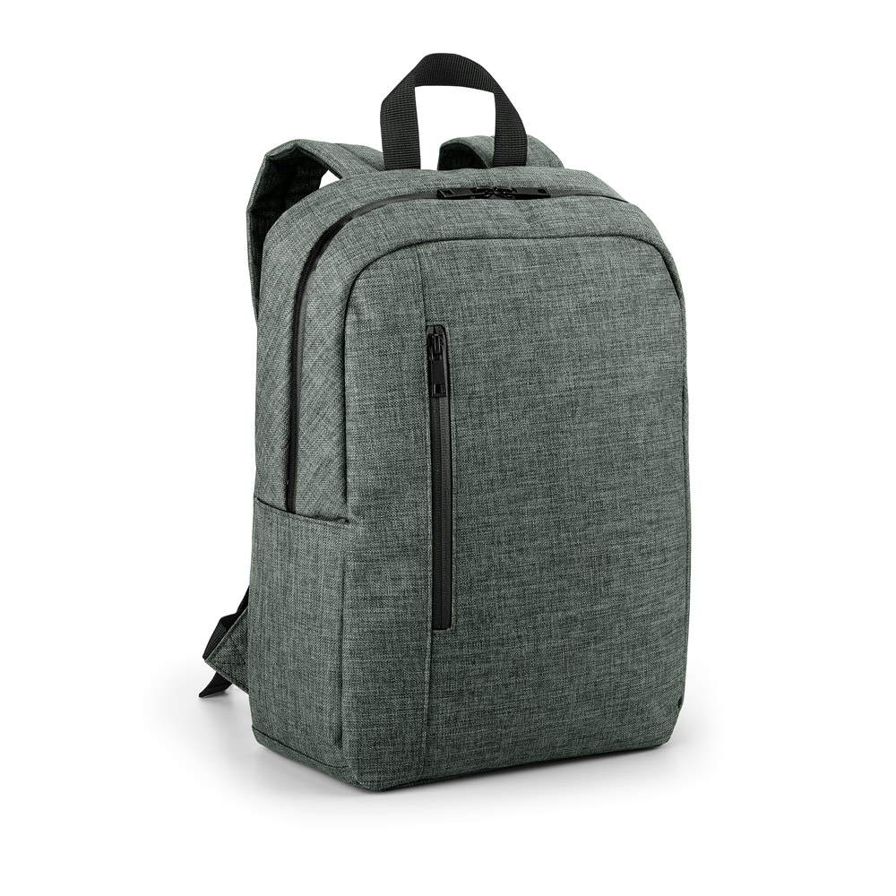 MOCHILA PARA NOTEBOOK (14'') EM 600D DE ALTA DENSIDADE COM COMPARTIMENTO FORRADO (12 L)