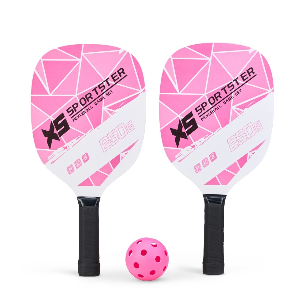 KIT RAQUETES PICKLEBALL 3 PEÇAS