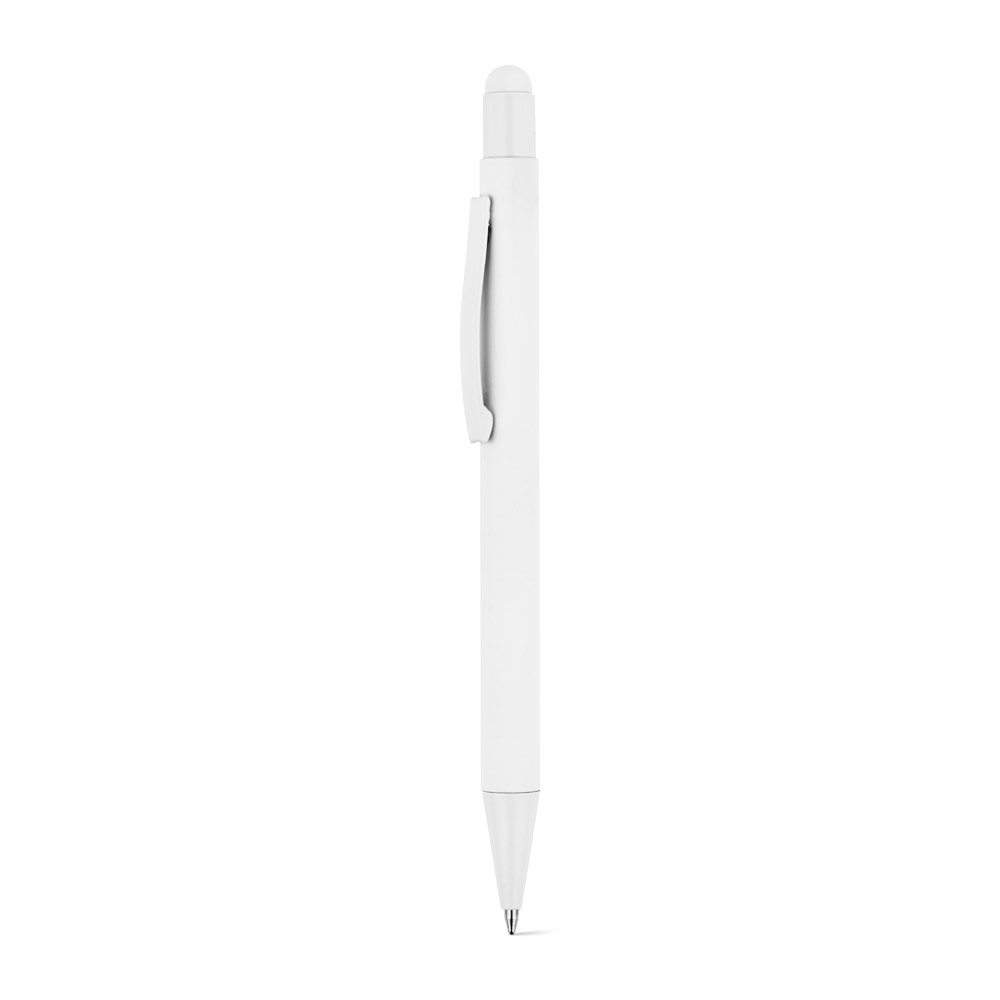 CANETA ESFEROGRÁFICA COM UM DESIGN MODERNO EM ALUMÍNIO 100% RECICLADO, COM ACABAMENTO MATE