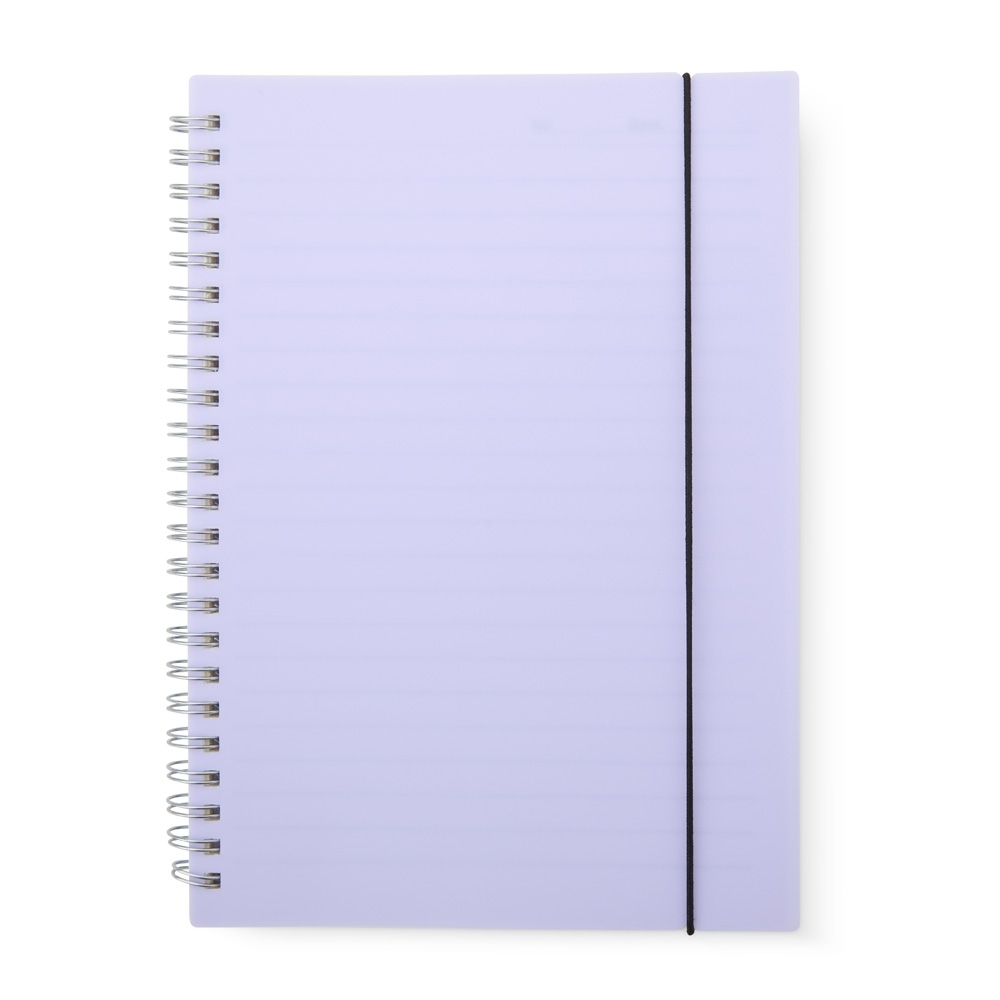 CADERNO A5 PLÁSTICO