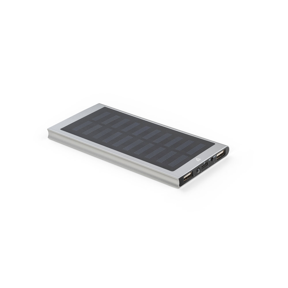 BATERIA PORTÁTIL EM ALUMÍNIO 100% RECICLADO (8 000 MAH)