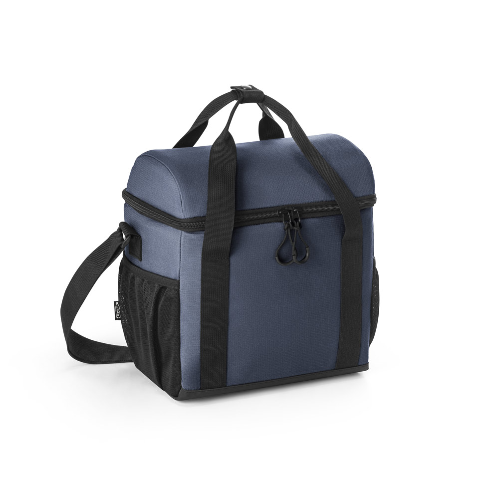 COOLER. BOLSA TÉRMICA ALMOFADADA EM RIPSTOP POLIÉSTER RECICLADO 600D COM INTERIOR FORRADO EM PEVA 11 L