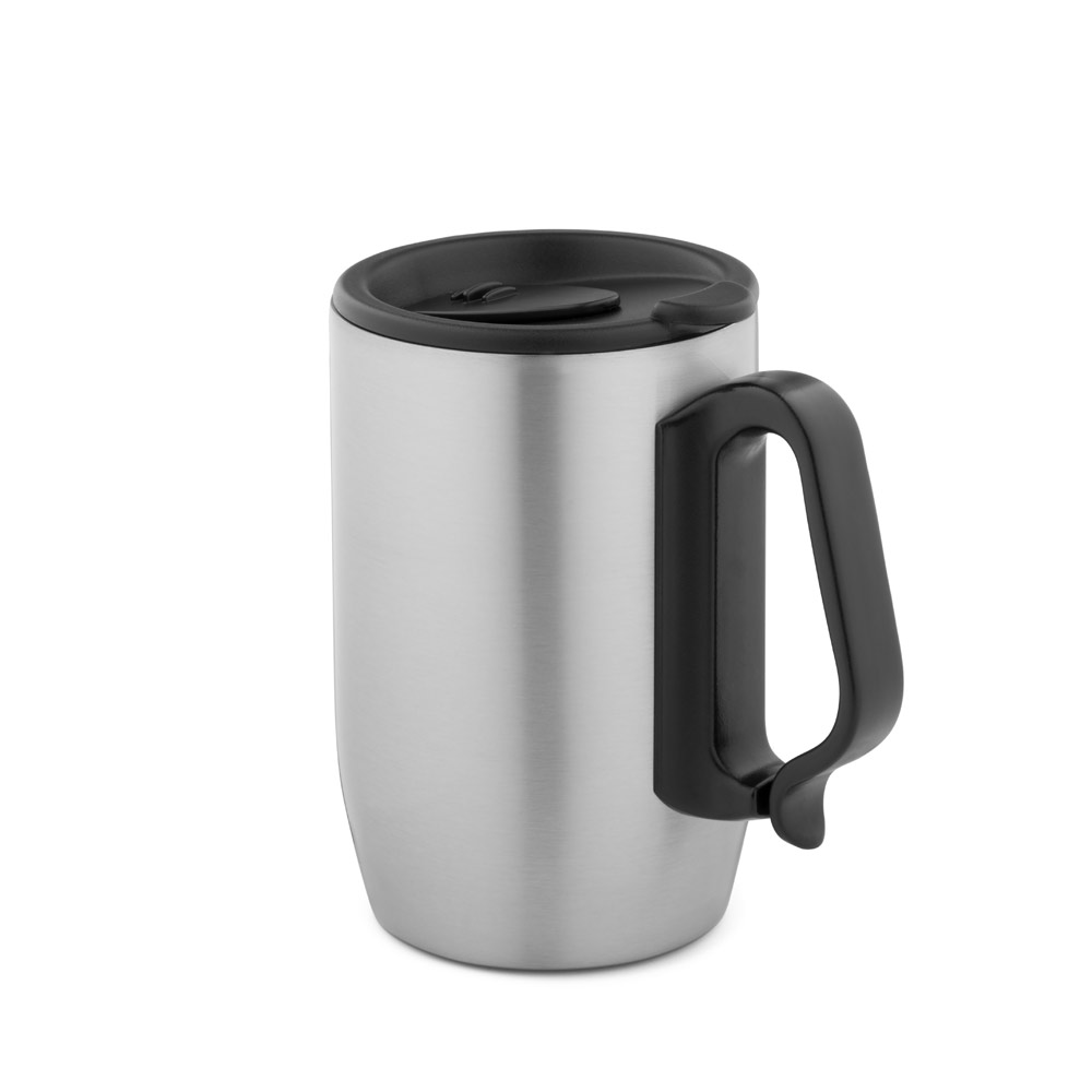 CANECA DE VIAGEM TÉRMICA EM AÇO INOX (400 ML)