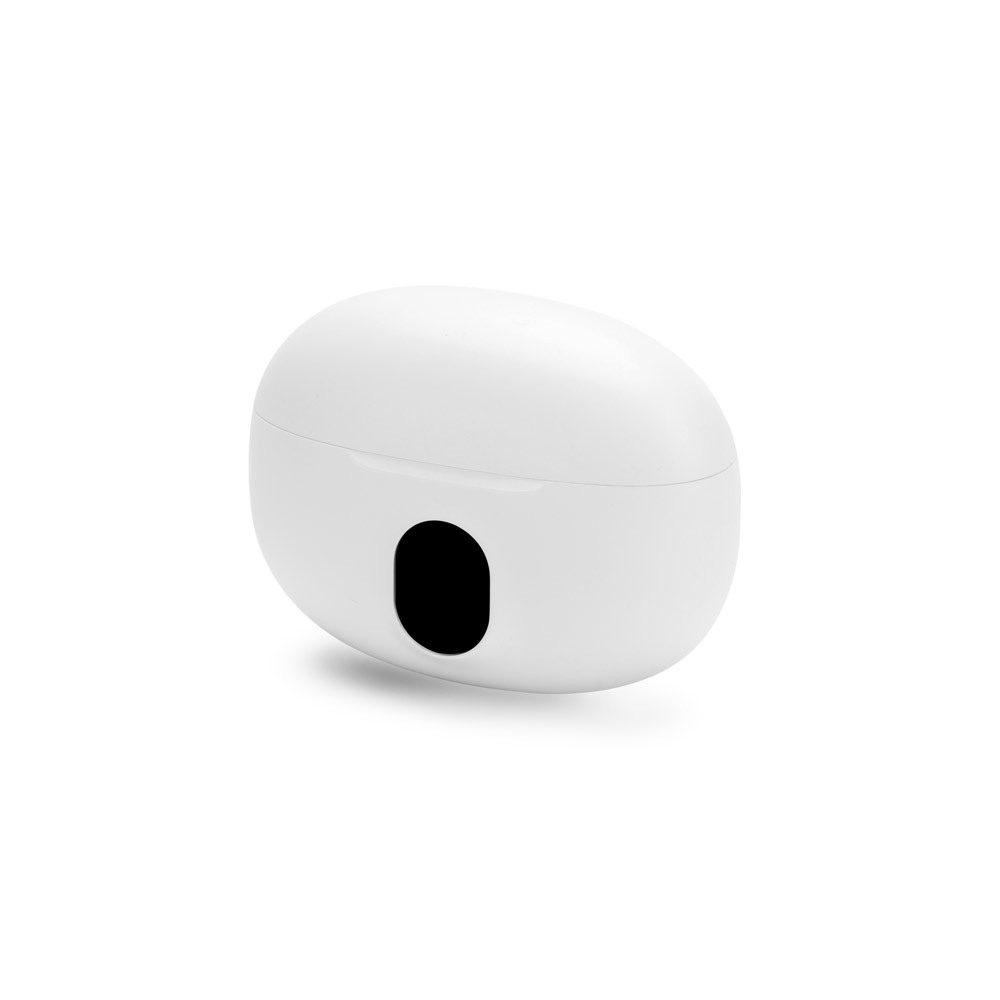 FONES DE OUVIDO WIRELESS COM AUTONOMIA DE 4H (200 MAH), EM ABS 100% RECICLADO