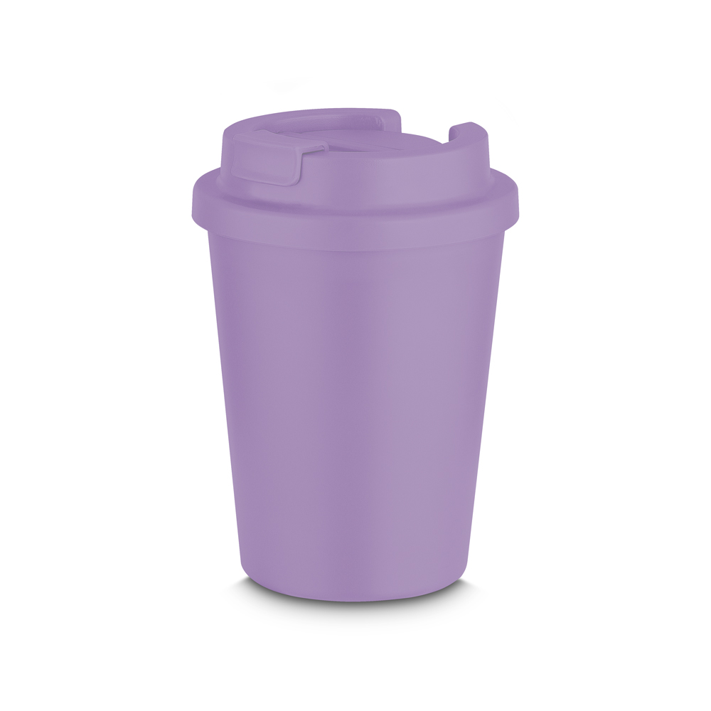 COPO PLÁSTICO EM RPET - AMARELO, 400ML