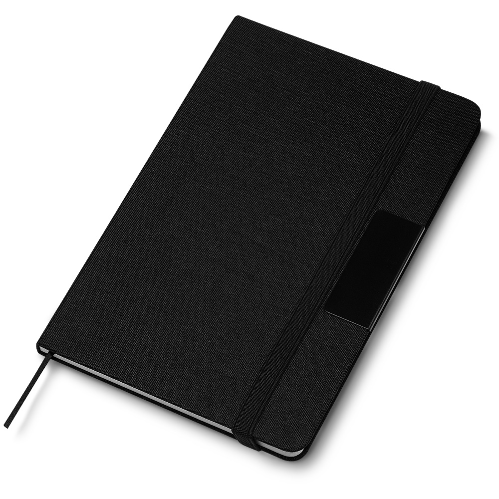 CADERNO A5 CAPA EM RPET - CINZA