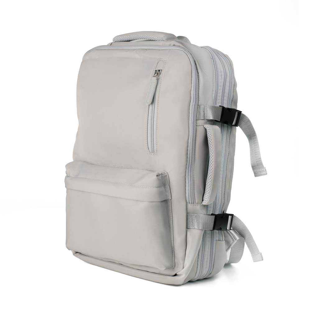 MOCHILA PASTA PARA NOTEBOOK C/ EXPANSOR - CINZA