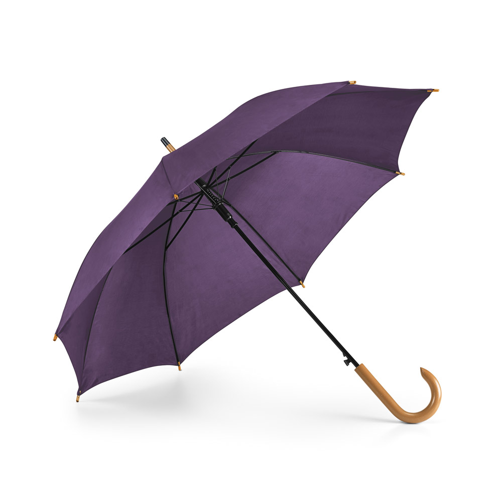 GUARDA-CHUVA EM POLIÉSTER 190T COM ABERTURA AUTOMÁTICA