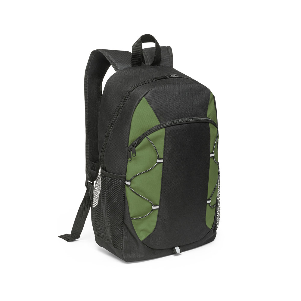 MOCHILA EM 600D COM DETALHES EM RIPSTOP COLORIDO (16 L)