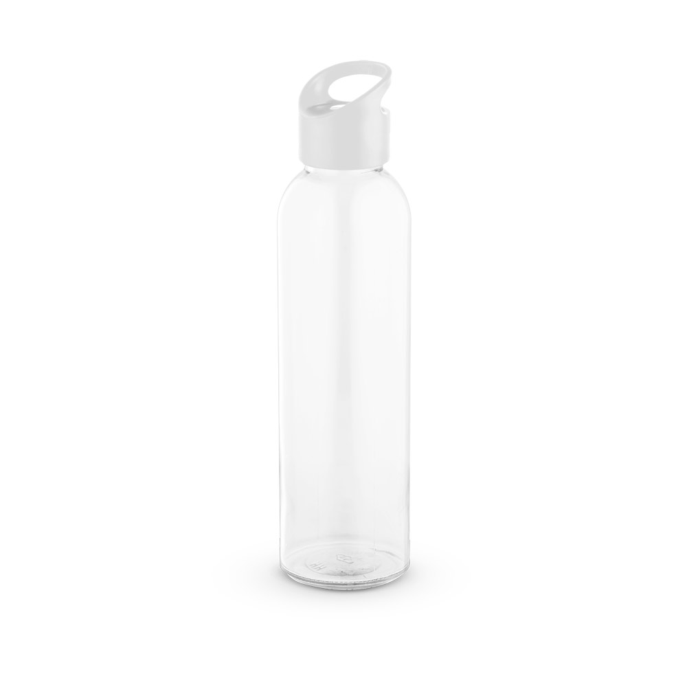 GARRAFA EM VIDRO COM TAMPA EM PP (500 ML)