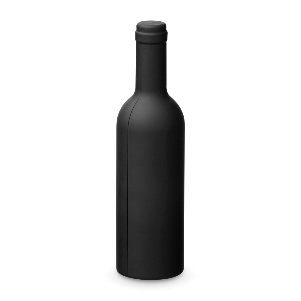 CONJUNTO PARA VINHO COM TRÊS COMPONENTES EM METAL