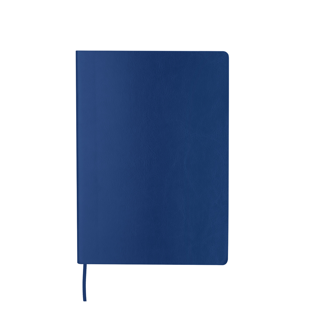CADERNO A5 EM PU (21X14,9CM) - AZUL