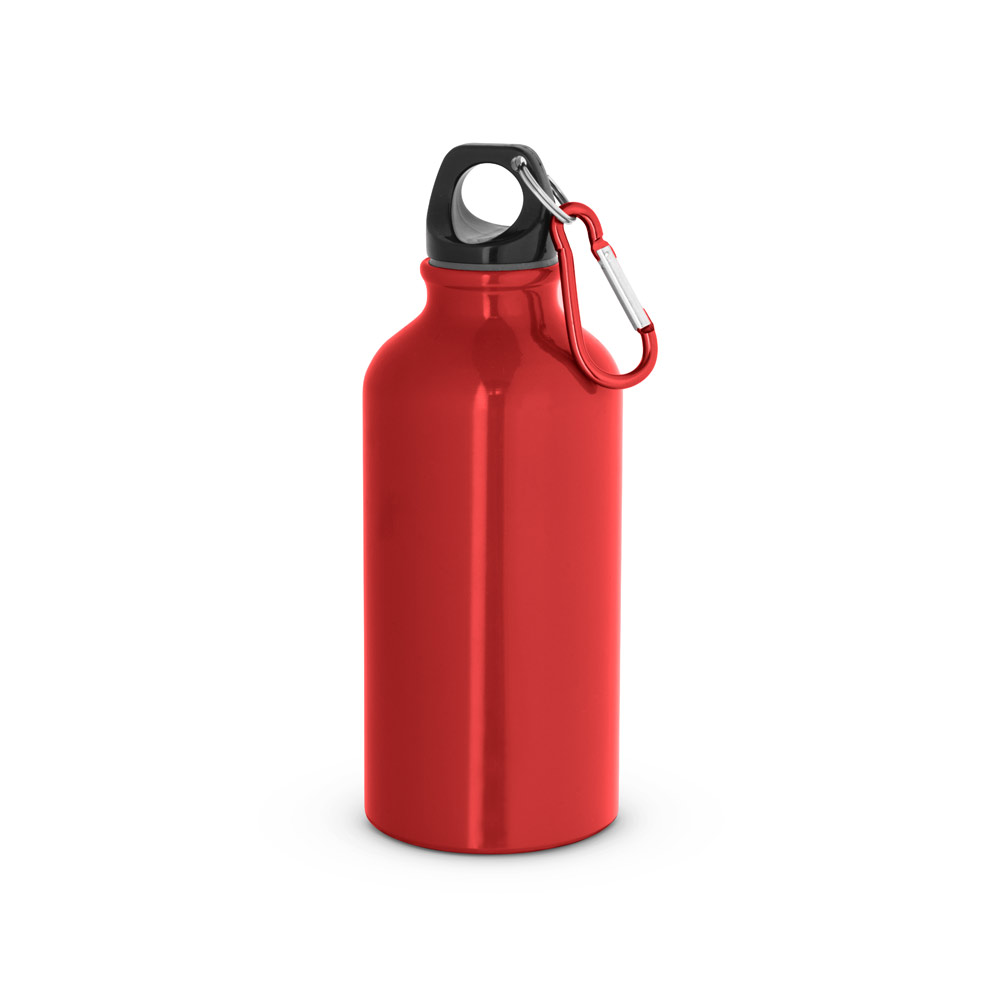 GARRAFA ESPORTIVA EM ALUMÍNIO COM ACABAMENTO BRILHANTE (400 ML)