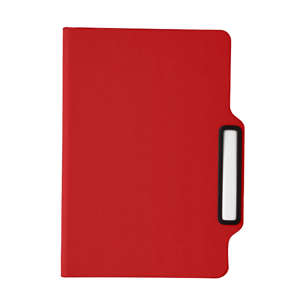 CADERNO A5 CAPA EM PU C/ CANETA - VERDE
