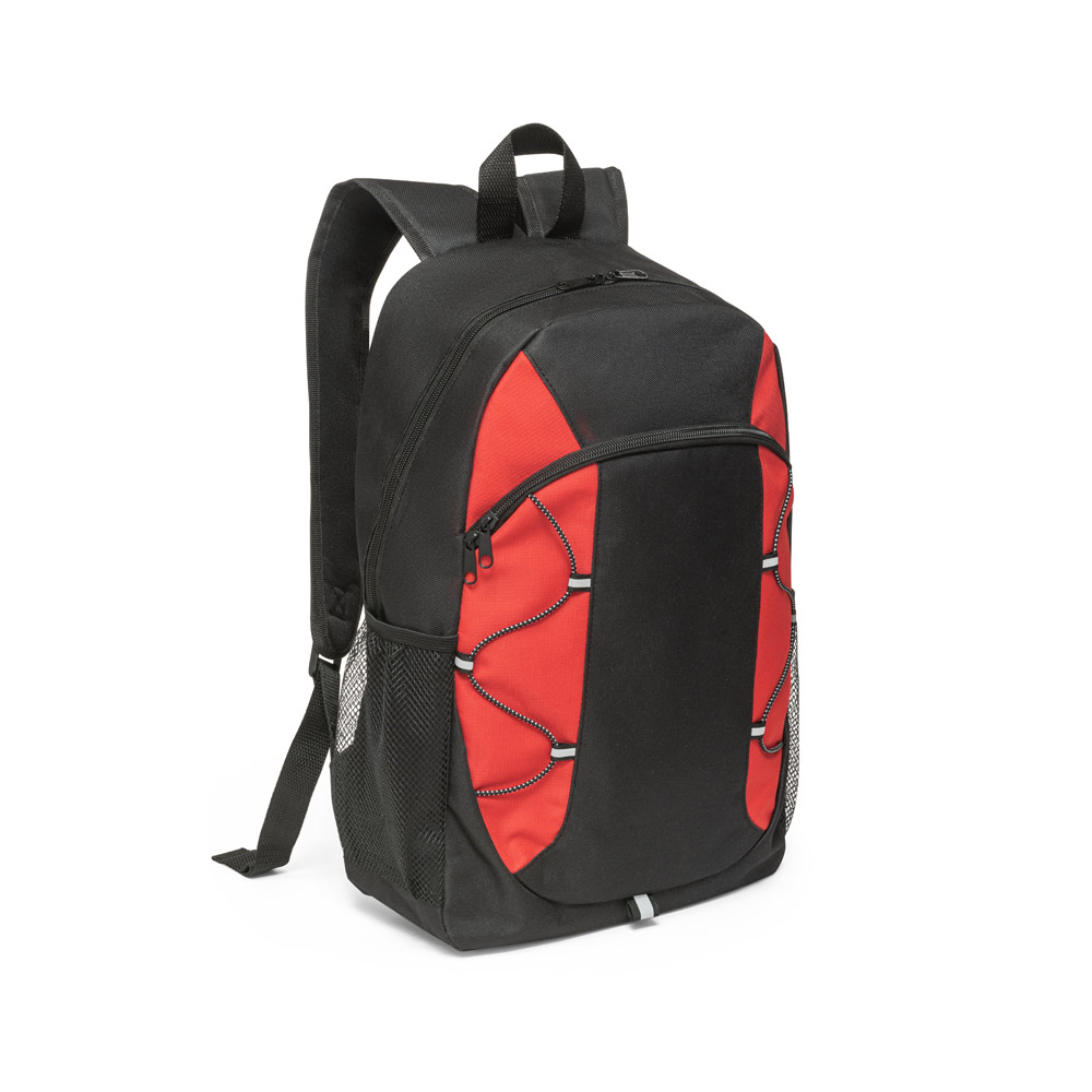 MOCHILA EM 600D COM DETALHES EM RIPSTOP COLORIDO (16 L)