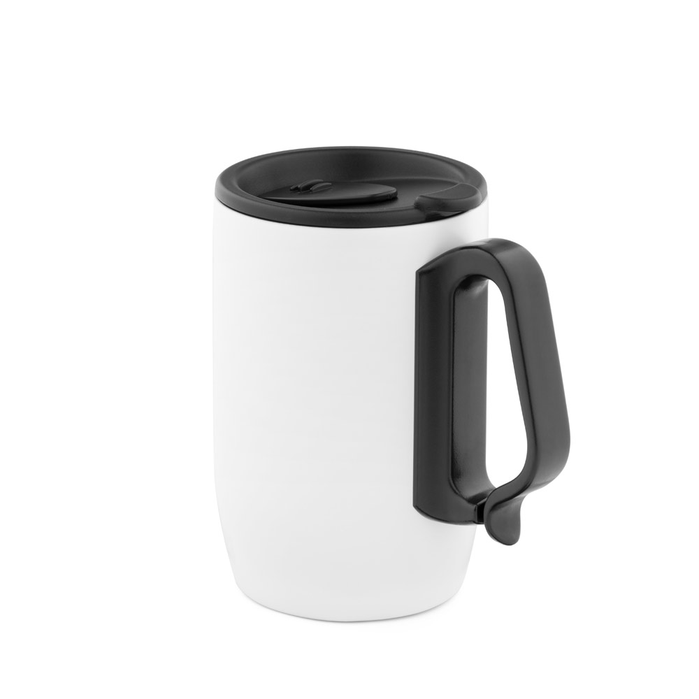 CANECA DE VIAGEM TÉRMICA EM AÇO INOX (400 ML)