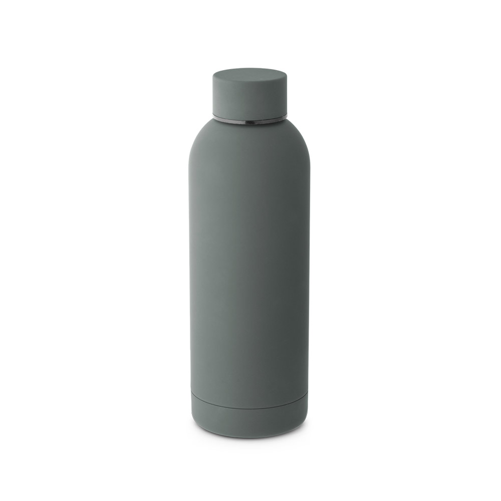 GARRAFA TÉRMICA EM AÇO INOX 36% RECICLADO DE PAREDE DUPLA ISOLADA A VÁCUO (550 ML)