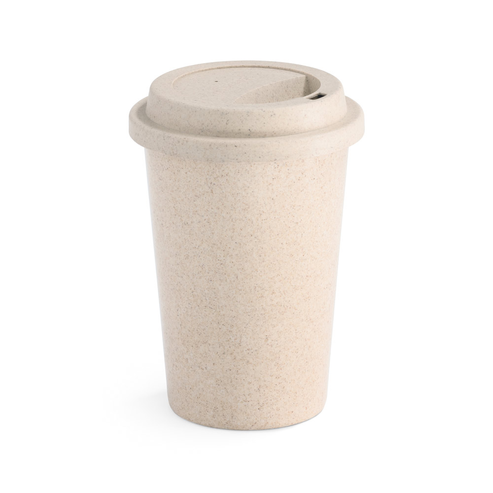 COPO PARA VIAGEM EM FIBRA DE BAMBU (60%) E PP (40%) (450 ML)
