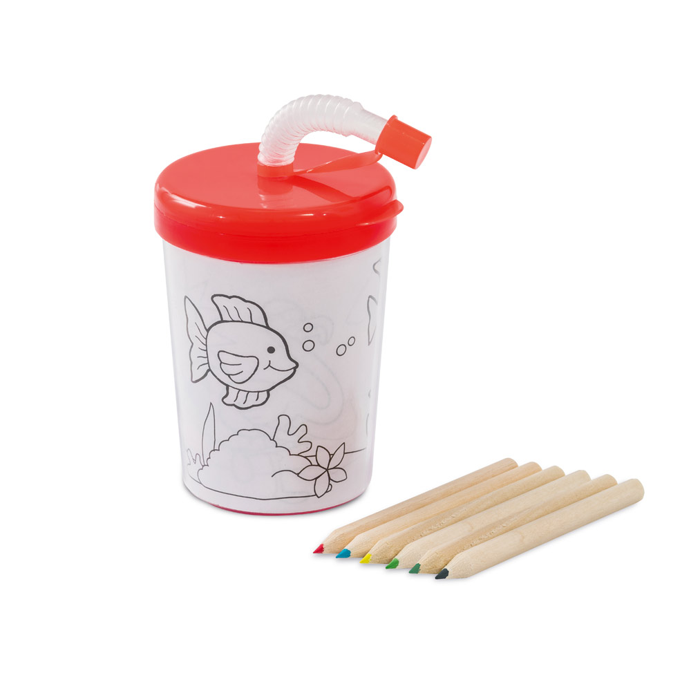 COPO DE VIAGEM PARA CRIANÇAS EM PP E PS 200 ML