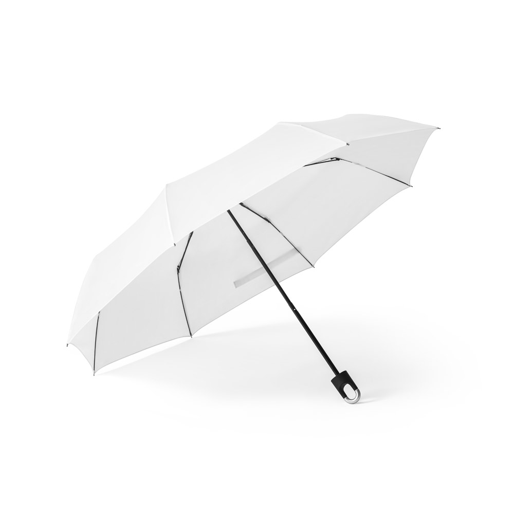 GUARDA-CHUVA, DOBRÁVEL, DE 21'' EM POLIÉSTER 100% RECICLADO PONGEE 190T