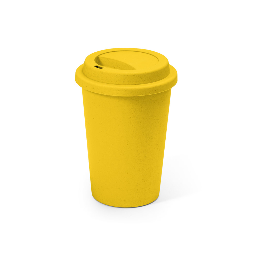 COPO PARA VIAGEM EM FIBRA DE BAMBU (60%) E PP (40%) (450 ML)
