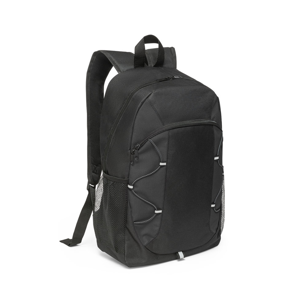 MOCHILA EM 600D COM DETALHES EM RIPSTOP COLORIDO (16 L)