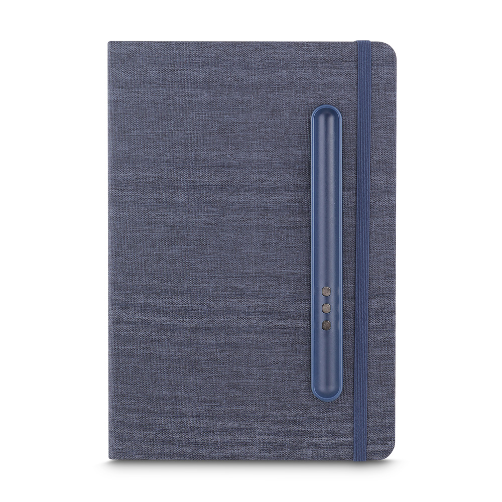 CADERNO A5 CAPA EM RPET - AZUL