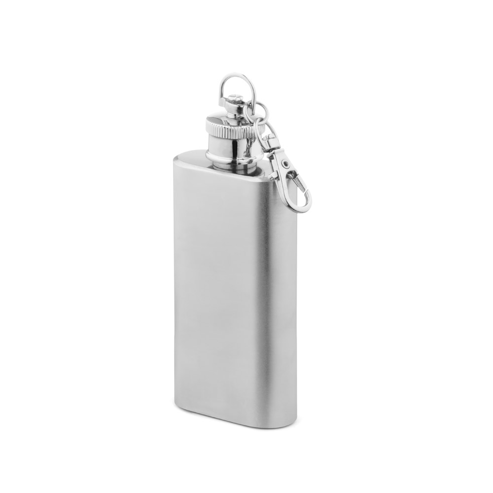 GARRAFA DE BOLSO EM AÇO INOX (50 ML)