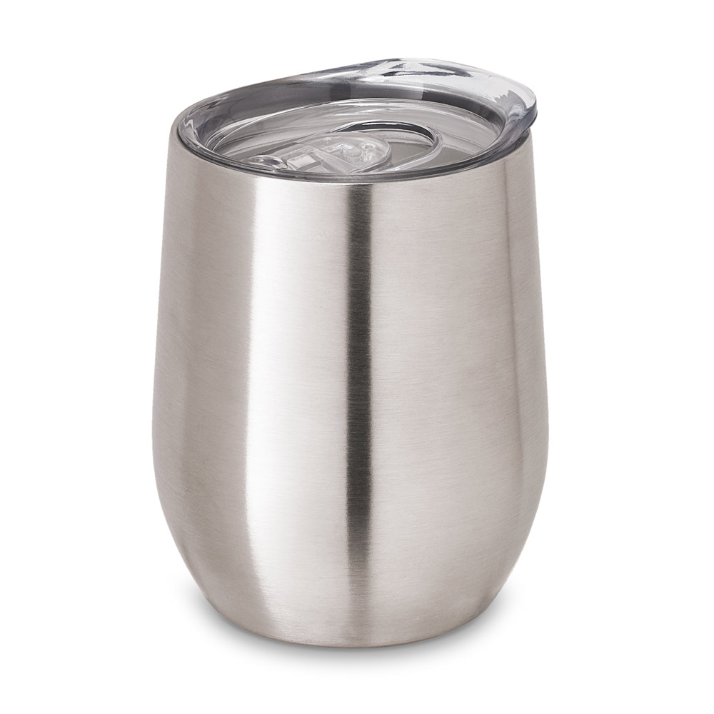 COPO DE VIAGEM TÉRMICO EM AÇO INOX DE PAREDE DUPLA ISOLADA A VÁCUO (400 ML)
