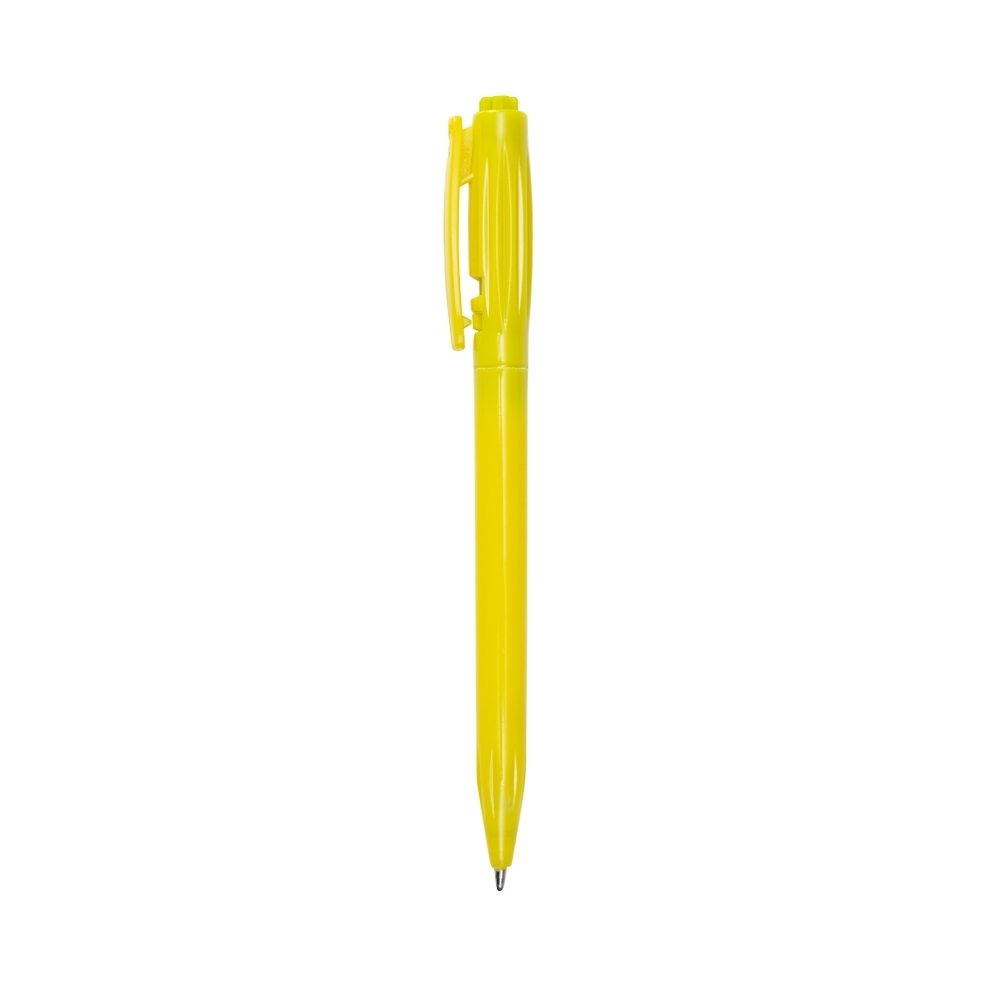 CANETA PLÁSTICA LEITOSA