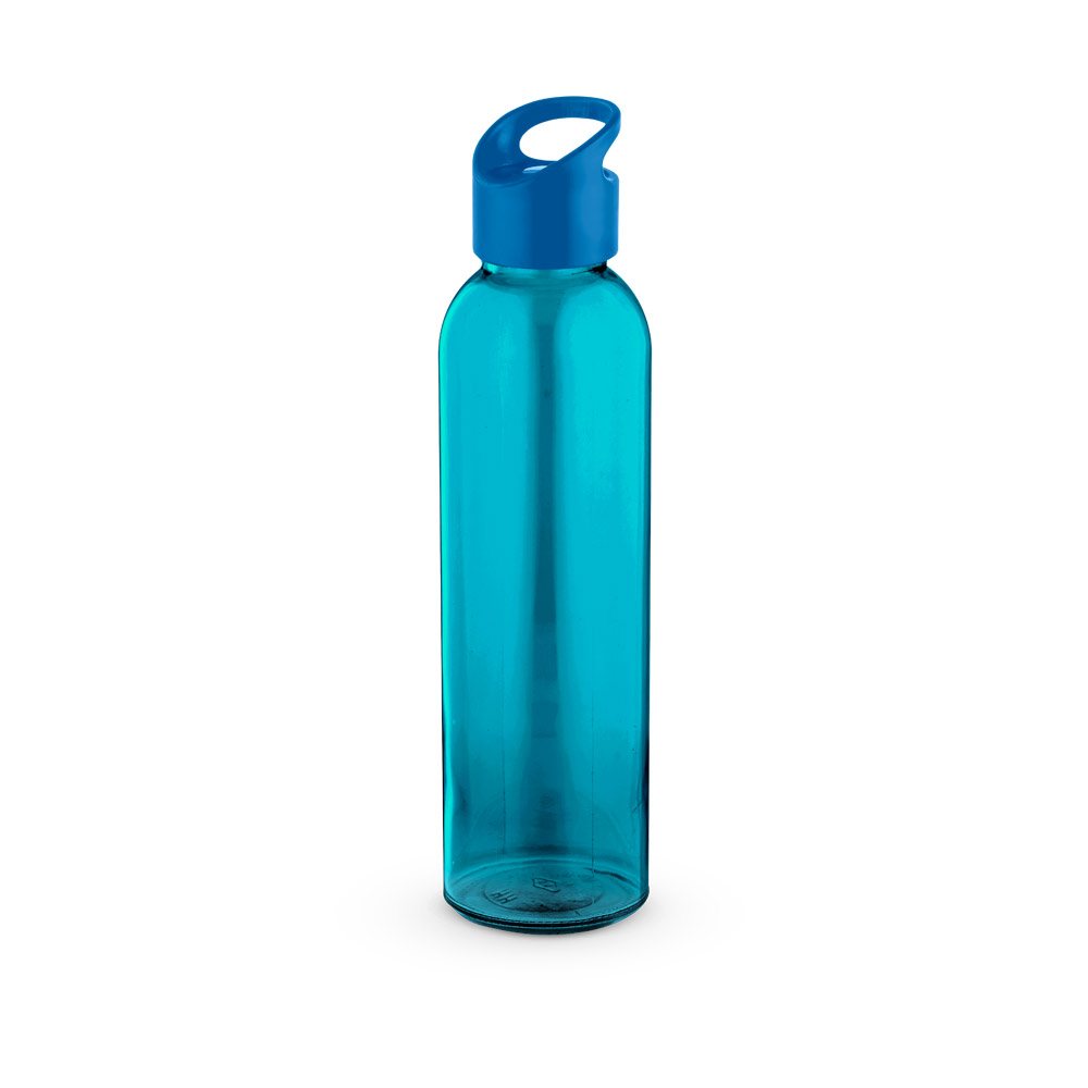 GARRAFA EM VIDRO COM TAMPA EM PP (500 ML)