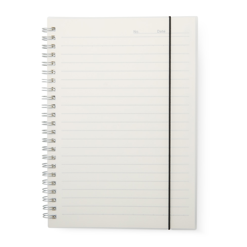 CADERNO A5 PLÁSTICO