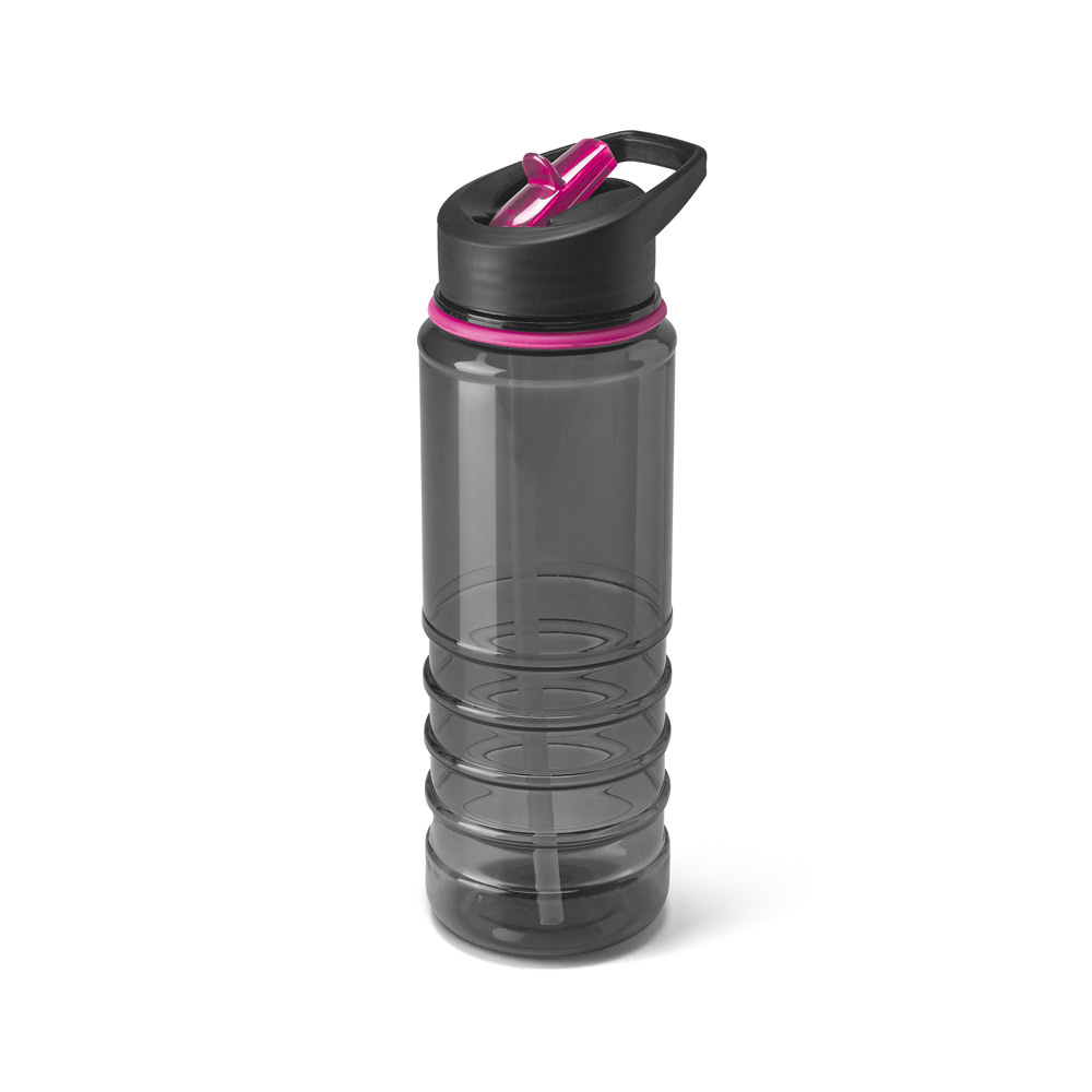 SQUEEZE EM AS E TAMPA EM PP, COM BICO DE CANUDO FLIP (650 ML)