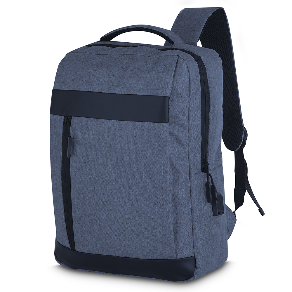 MOCHILA PARA NOTEBOOK EM POLIÉSTER 600D - AZUL