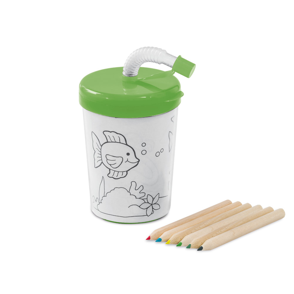 COPO DE VIAGEM PARA CRIANÇAS EM PP E PS 200 ML
