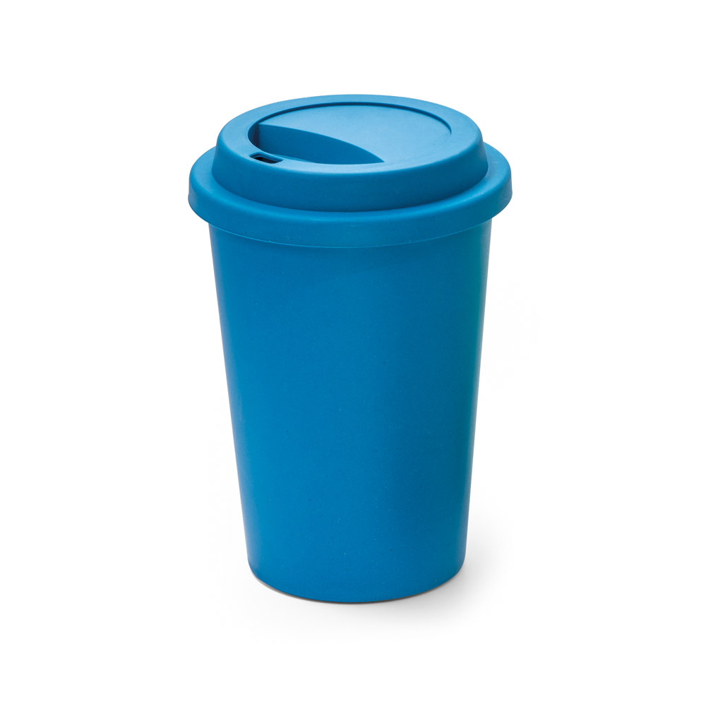 COPO PARA VIAGEM EM FIBRA DE BAMBU (60%) E PP (40%) (450 ML)