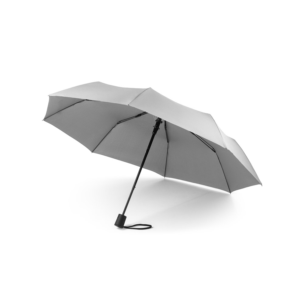 GUARDA-CHUVA, DOBRÁVEL, EM POLIÉSTER 100% RECICLADO COM ABERTURA AUTOMÁTICA