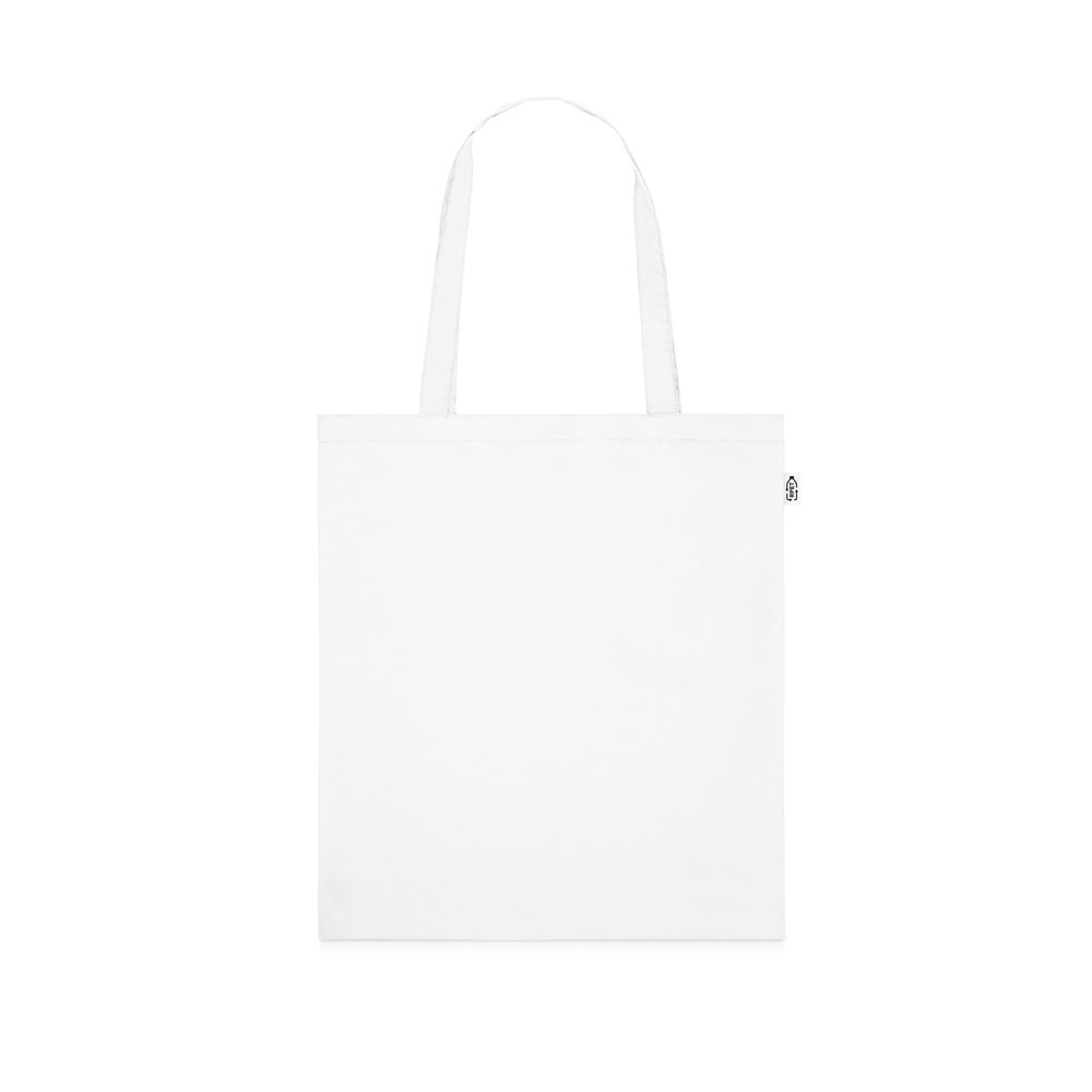 SACOLA 100% POLIÉSTER RECICLADO 190T, PRODUZIDA A PARTIR DE PLÁSTICO RECICLADO
