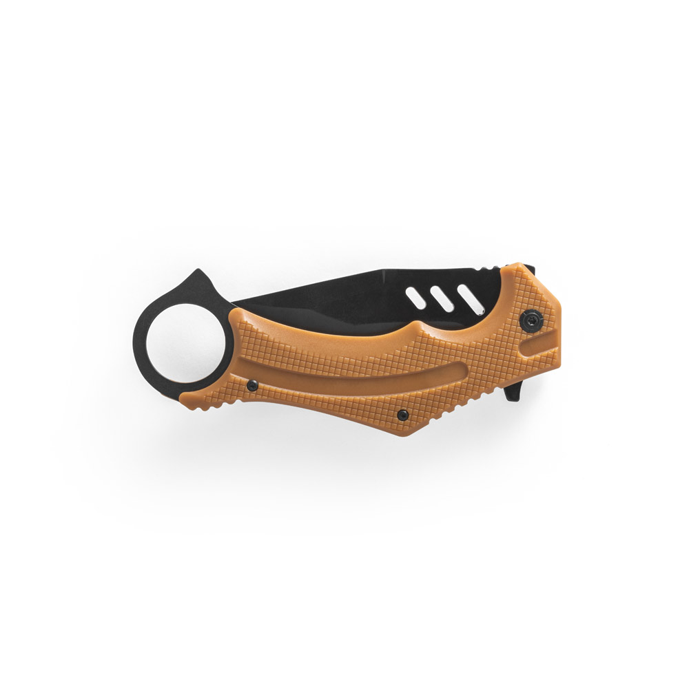 CANIVETE DOBRÁVEL EM AÇO INOX E CABO EM PLÁSTICO